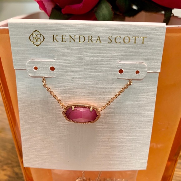 Kendra Scott Jewelry - KENDRA SCOTT ELISA NECKLACE ROSE GOLD MAGENTA